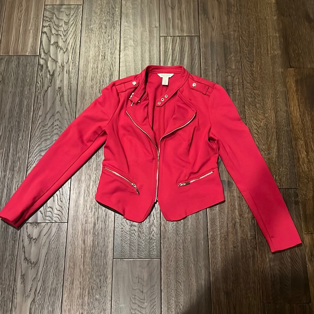 Cute red blazer! White House Black Market.